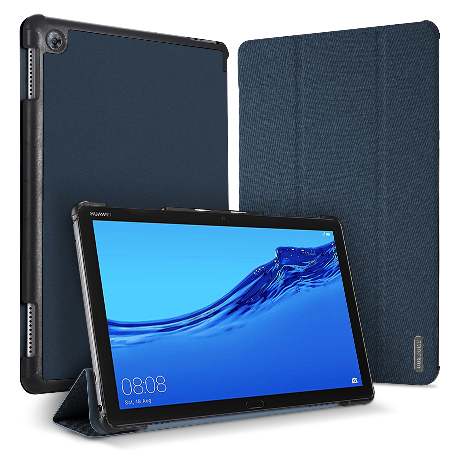 Dėklas Dux Ducis Domo Samsung P610/P615/P613/P619/P620/P625 Tab S6 Lite 10.4 tamsiai mėlynas