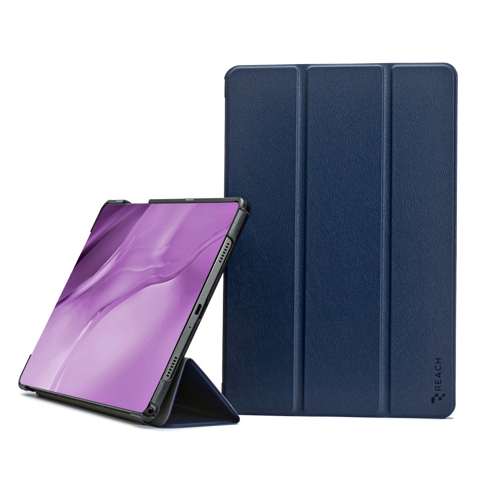 Case Reach Smart Leather Apple iPad 10.9 2022/iPad 11 2025 dark blue