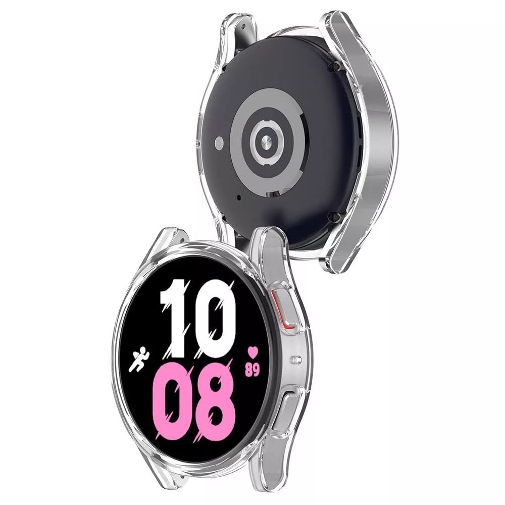 Чехол с закалённым стеклом 360° Samsung Watch Active 2 40mm прозрачный