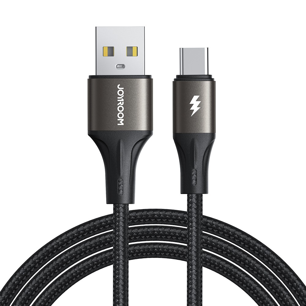 Кабель Joyroom SA25-AC3 USB на USB-C 3A 1.2m чёрный