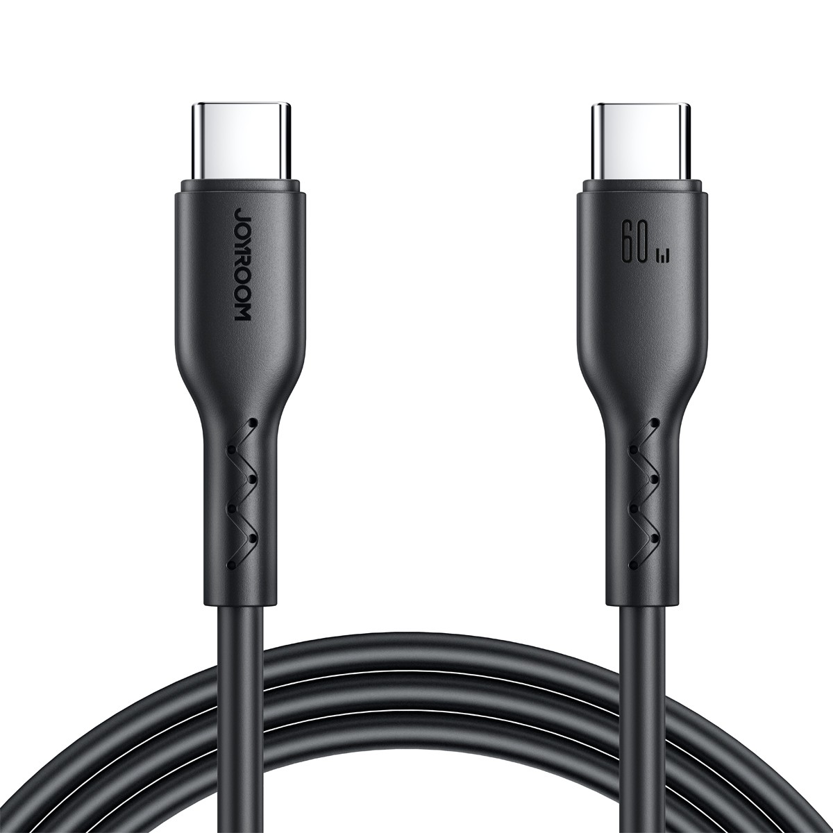 Кабель Joyroom SA26-CC3 USB-C на USB-C 60W 1.0m чёрный