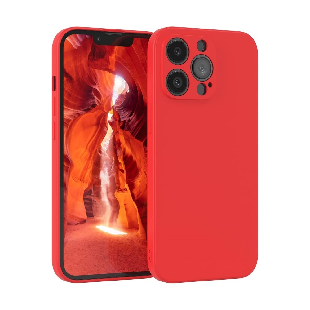 Dėklas Liquid Silicone 1.5mm Xiaomi Poco F6 5G raudonas