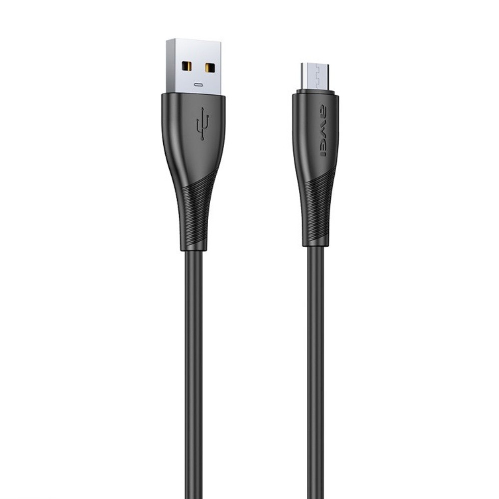 USB кабель Awei CL-182M USB – MicroUSB 1.0m черный