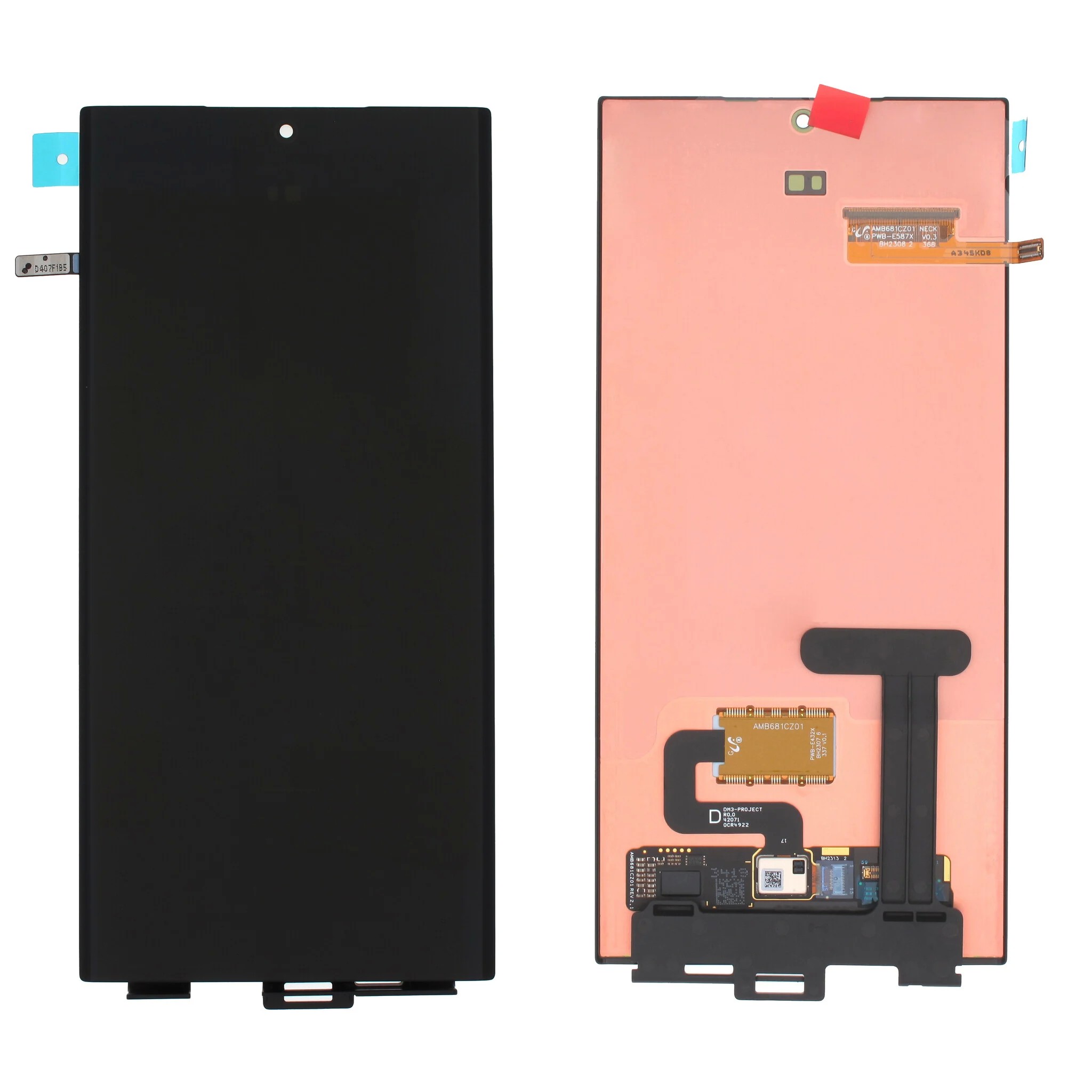 LCD screen Samsung S918 S23 Ultra 5G with touch screen original (NO FRAME service pack)