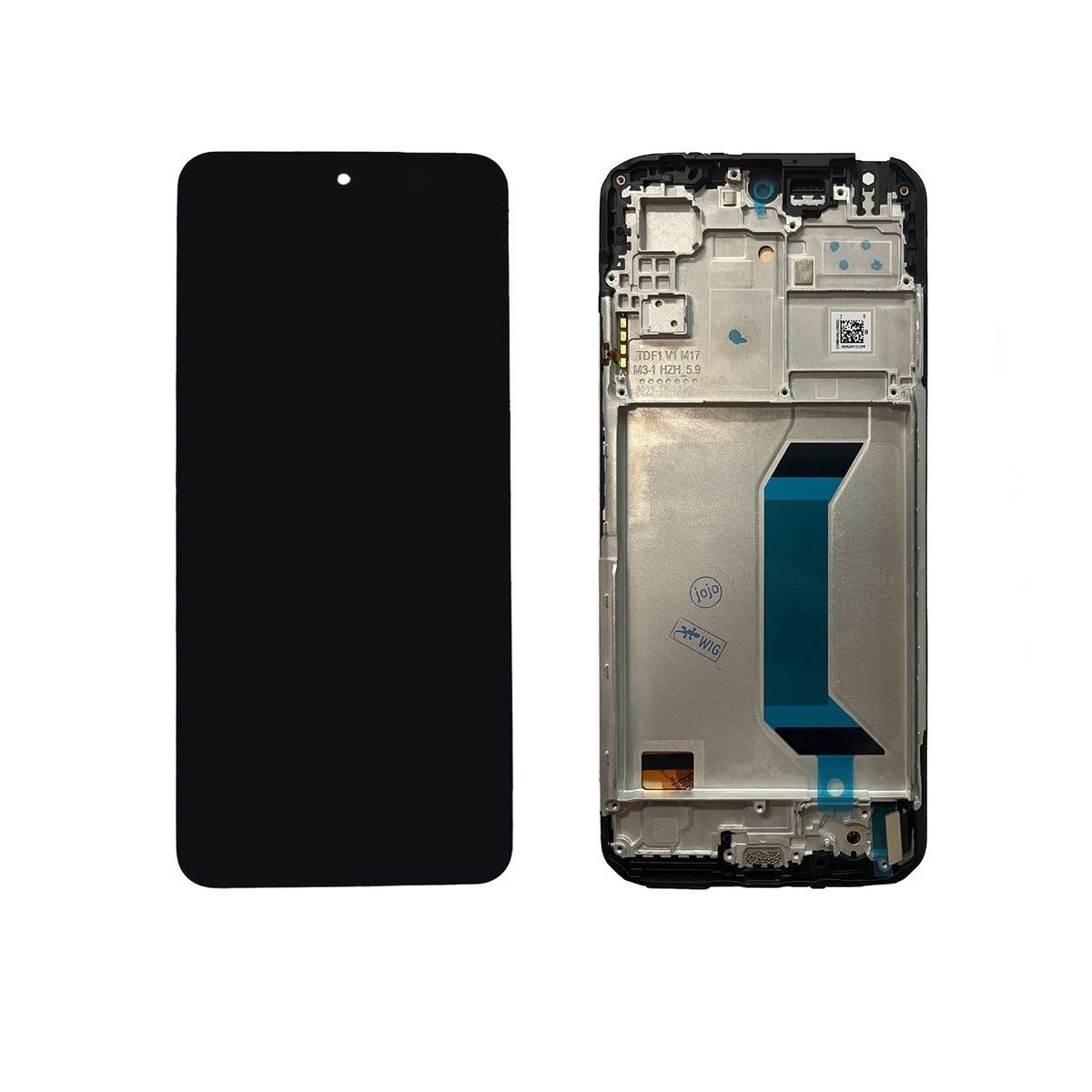 ЖК-экран Xiaomi Redmi Note 12 4G с сенсорным экраном и рамкой Onyx Grey OLED