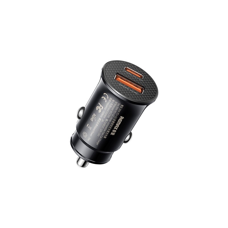 Автомобильное зарядное устройство Remax RCC358 30W USB-C USB-A чёрный