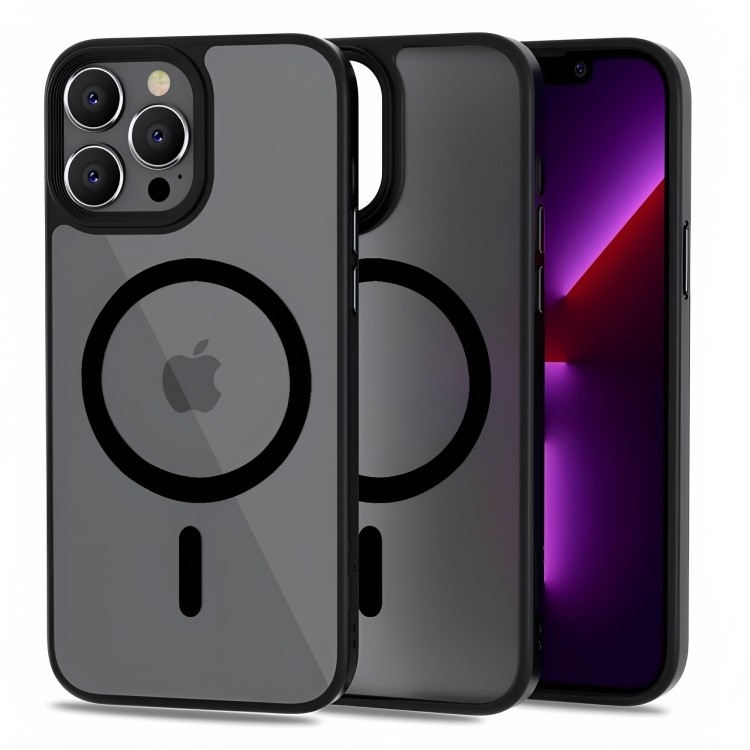 Dėklas Reach Matte MagSafe Apple iPhone 13 Pro Max juodas