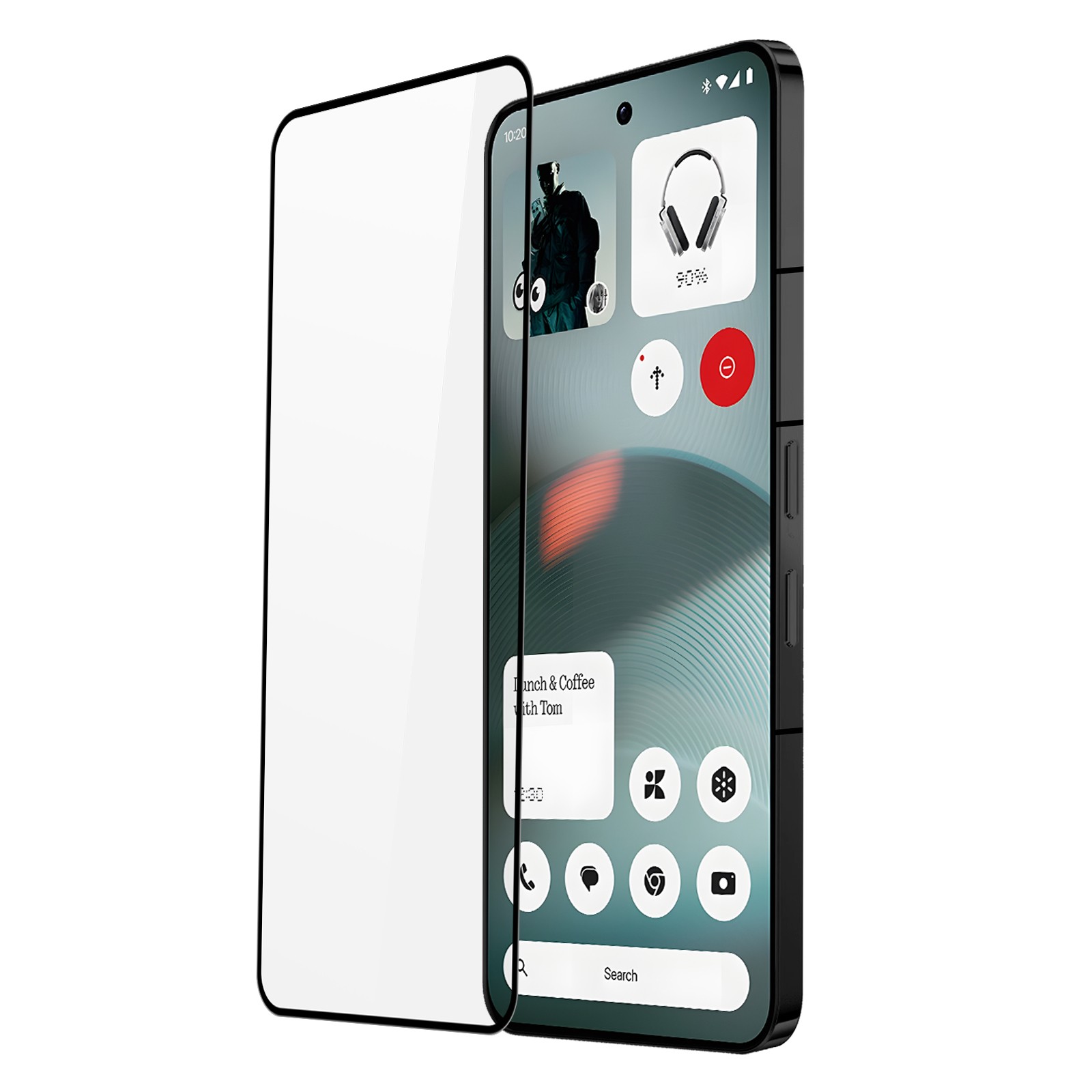 Закалённое стекло Dux Ducis 10D Nothing Phone 3 чёрный