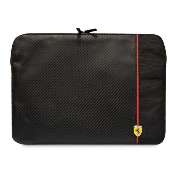 Ferrari anglies ir lygus dėklas 14" nešiojamam kompiuteriui - juodas