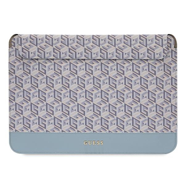 Guess GCube Stripes dėklas 14" nešiojamam kompiuteriui - mėlynas