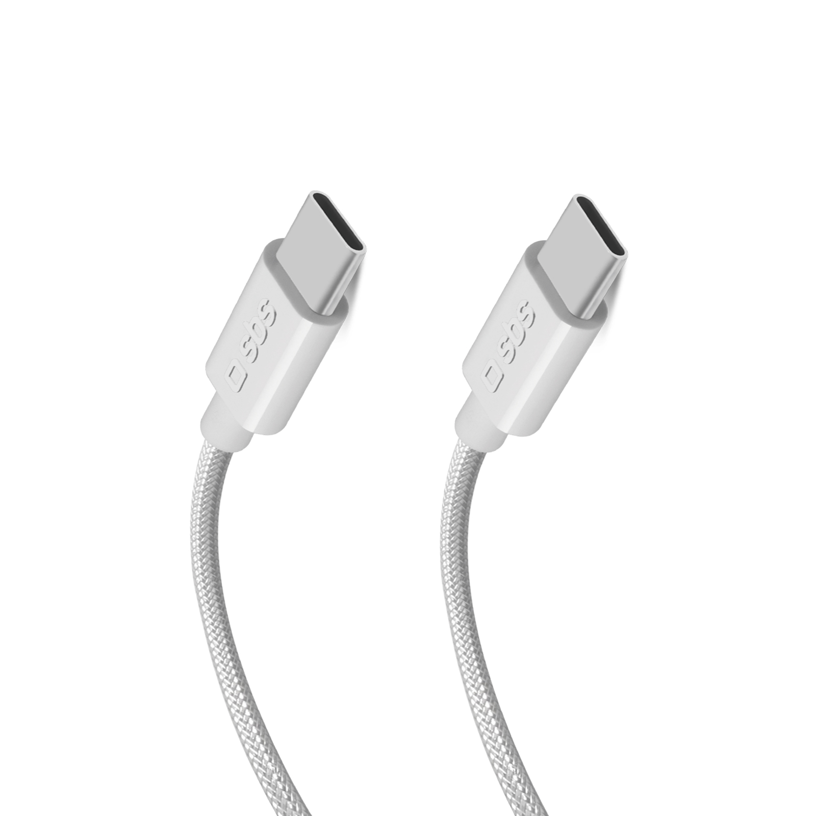 SBS TECABLETISSUETCC2G Кабель 2x USB-C 2m 60W Power Delivery - серый