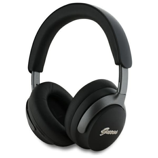 Guess Bluetooth ANC ausinės GUBHC22PSFCSMK juodos metalinis užrašo logotipas