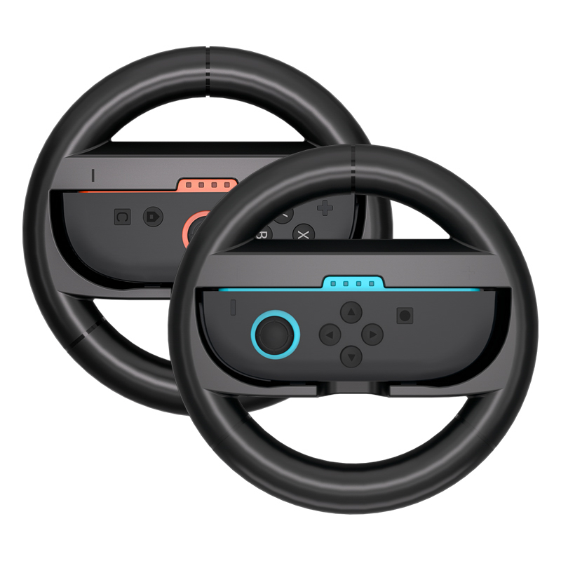 Lenktynių vairas Nintendo Switch 2 Joy-Con valdikliui (2 vnt.) - Juodas