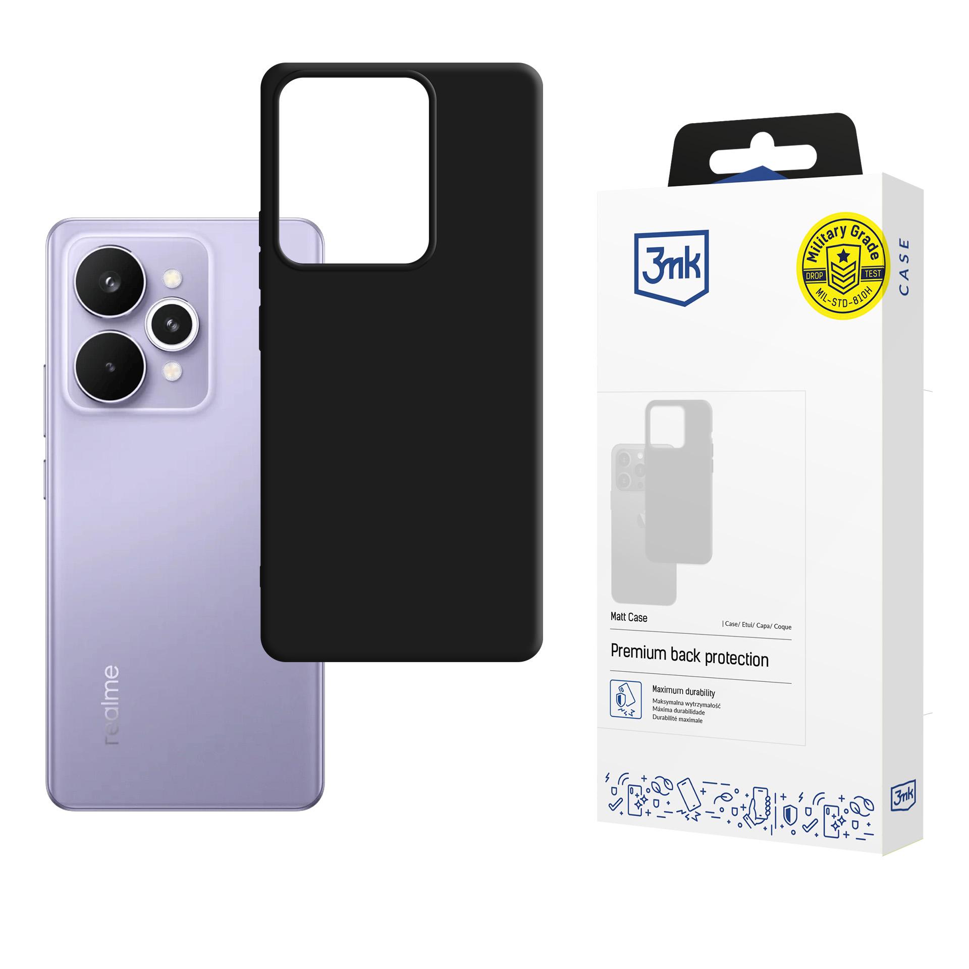3mk Matt Чехол для Realme 15 5G / 15 Pro 5G - чёрный
