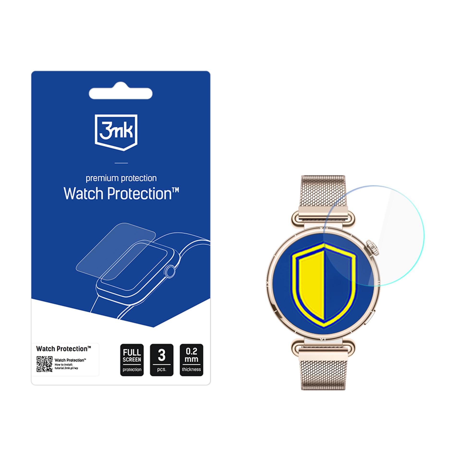3mk Watch Protection FlexibleGlass гибридное стекло для Смарт-часов Huawei Watch GT 6 41 мм