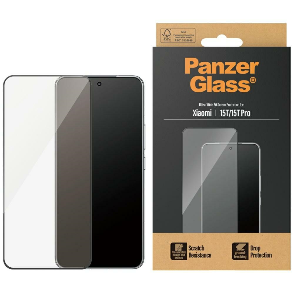 PanzerGlass Ultra-Wide Fit Tempered Glass for Xiaomi 15T / 15T Pro