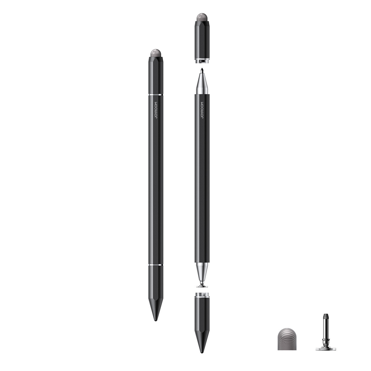 Joyroom JR-BP561 3-in-1 pasyvus magnetinis talpinis rašiklis - juodas