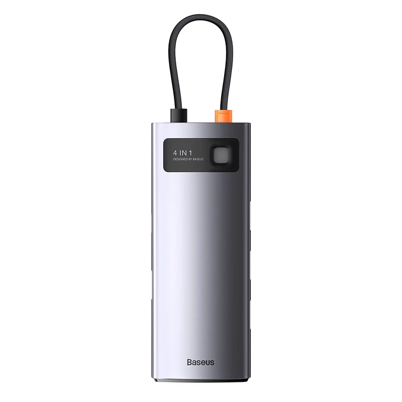 Hub 4in1 Baseus Metal Gleam serija, USB-C į 4x USB 3.0