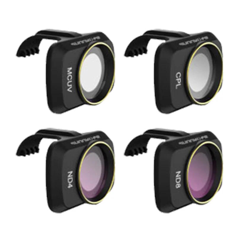Sunnylife 4 filtrų rinkinys CPL ND 4/8 UV DJI Mini 2 (MM-FI9257)