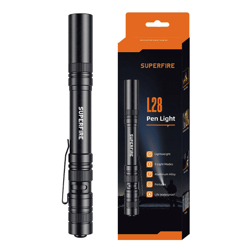 Superfire L28 žibintuvėlis, 121 lm, 5W, 52 m, 5 režimai