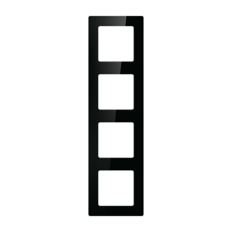 Keturgubas rėmelio lizdas Avatto N-TS10-Frame-B4 (juodas)