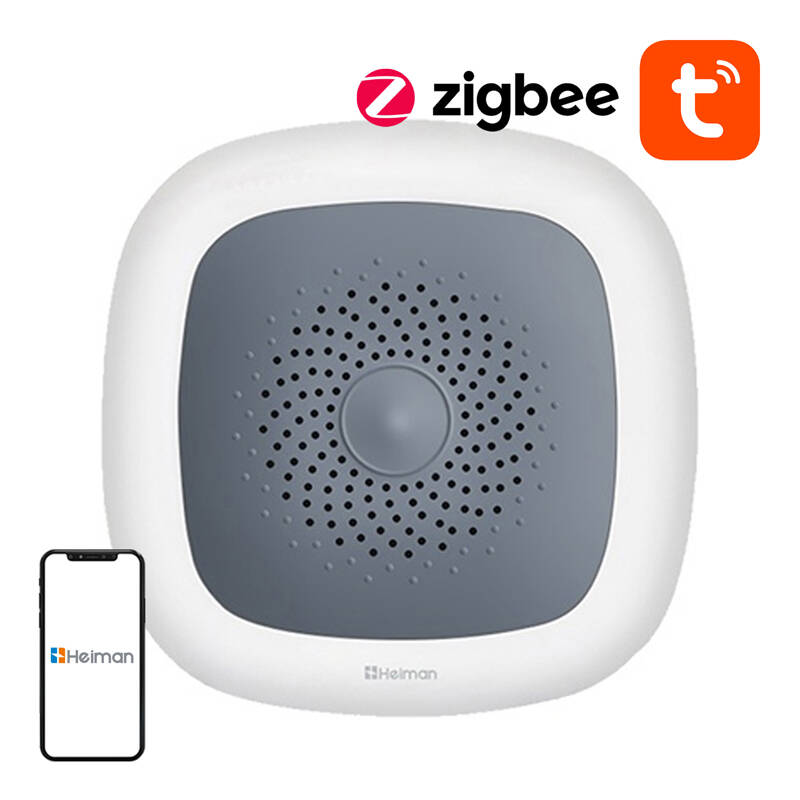 Умный ZigBee датчик температуры и влажности Heiman HS1HT Tuya