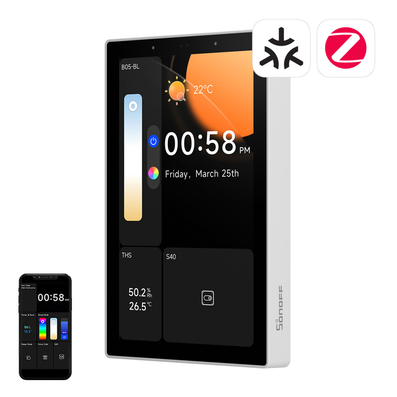 Умная панель управления SONOFF NSPanel Pro 120 Matter WiFi/Bluetooth/ZigBee (белый)