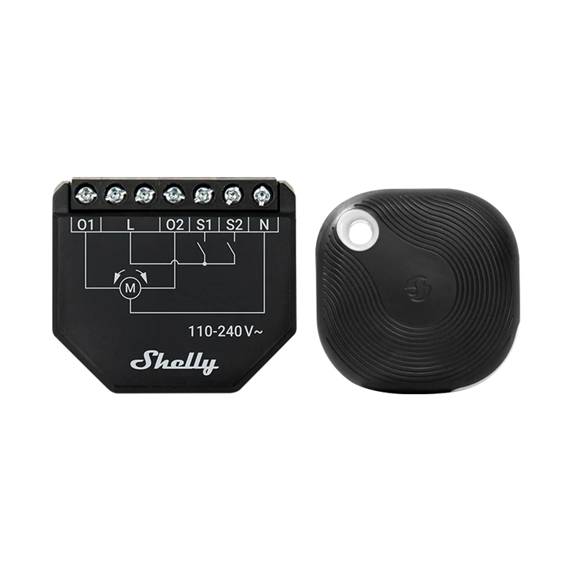 WiFi контроллер жалюзи Shelly Shutter + BLU Button Tough 1