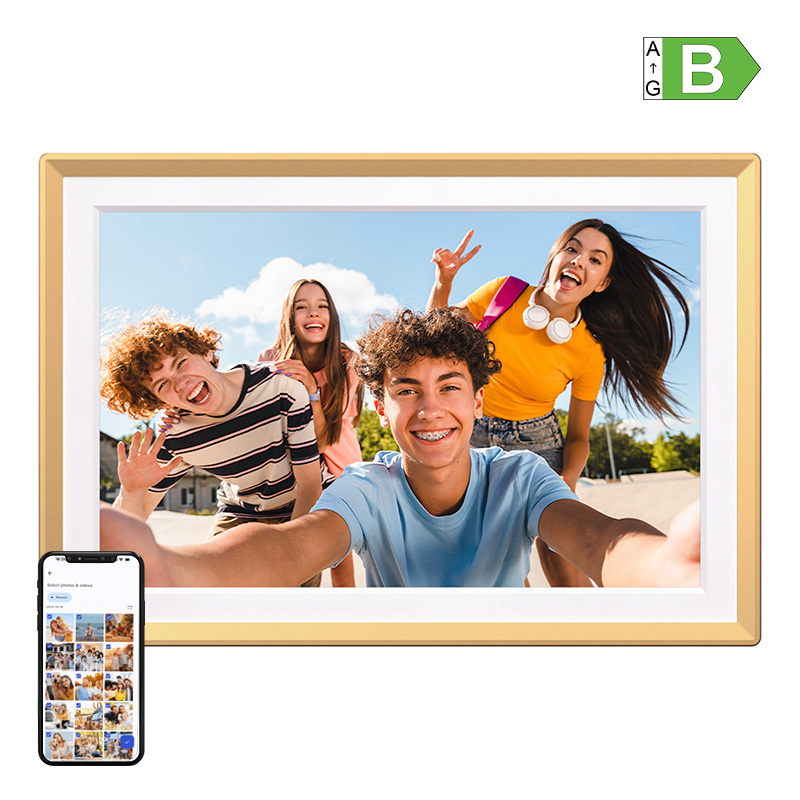 Цифровая фоторамка Arzopa D14 Golden (золотой)