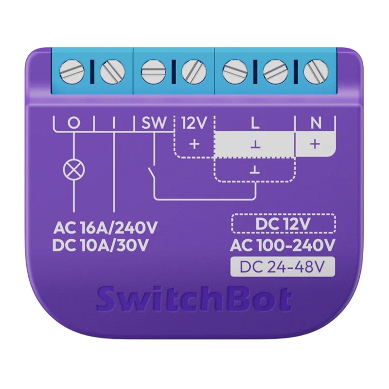 Išmanusis SwitchBot relėjinis jungiklis 1 su beįtampiu kontaktu