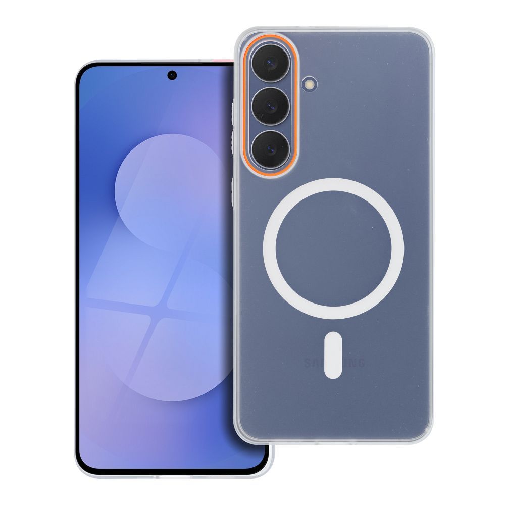 Dėklas GO ORANGE suderinamas su MagSafe skirtas SAMSUNG A26 skaidrus