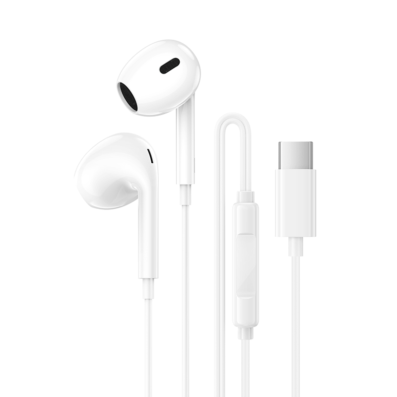 Borofone ausinės BM100 Max Fuente su mikrofonu Type C (DAC) baltos