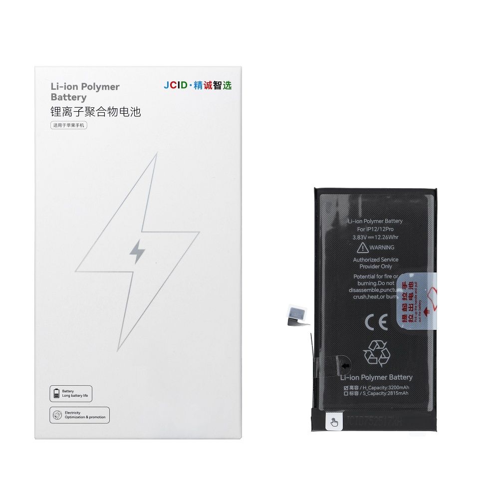 JCID аккумулятор для iPhone 12 12 Pro 3200 мАч (повышенная ёмкость)