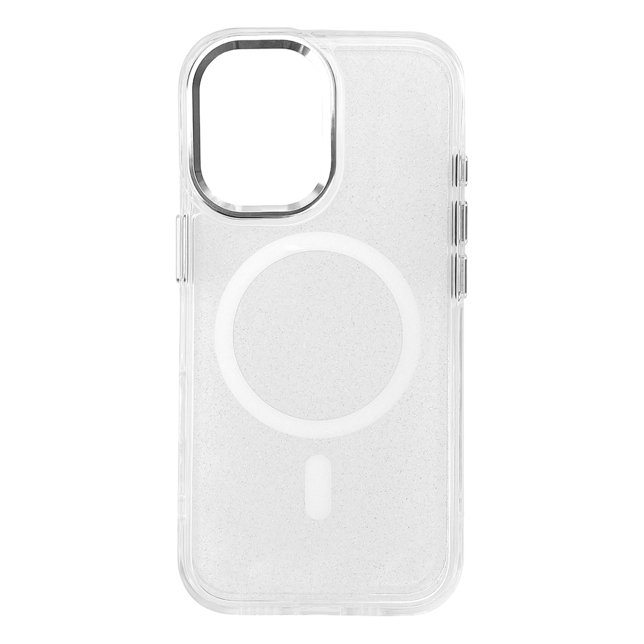 Блестящий чехол для Samsung Galaxy S26 Ultra совместимый с MagSafe - белый