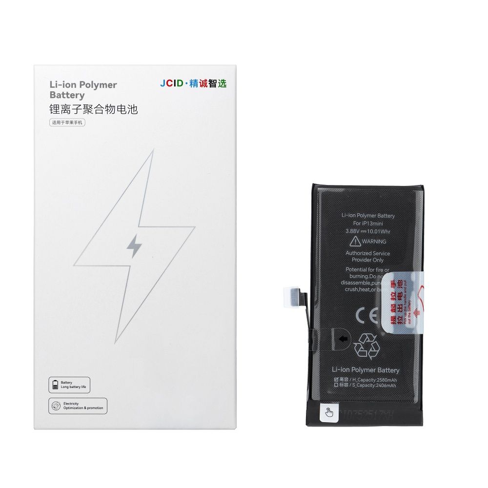 JCID Baterija iPhone 13 Mini 2580 mAh (didelė talpa)