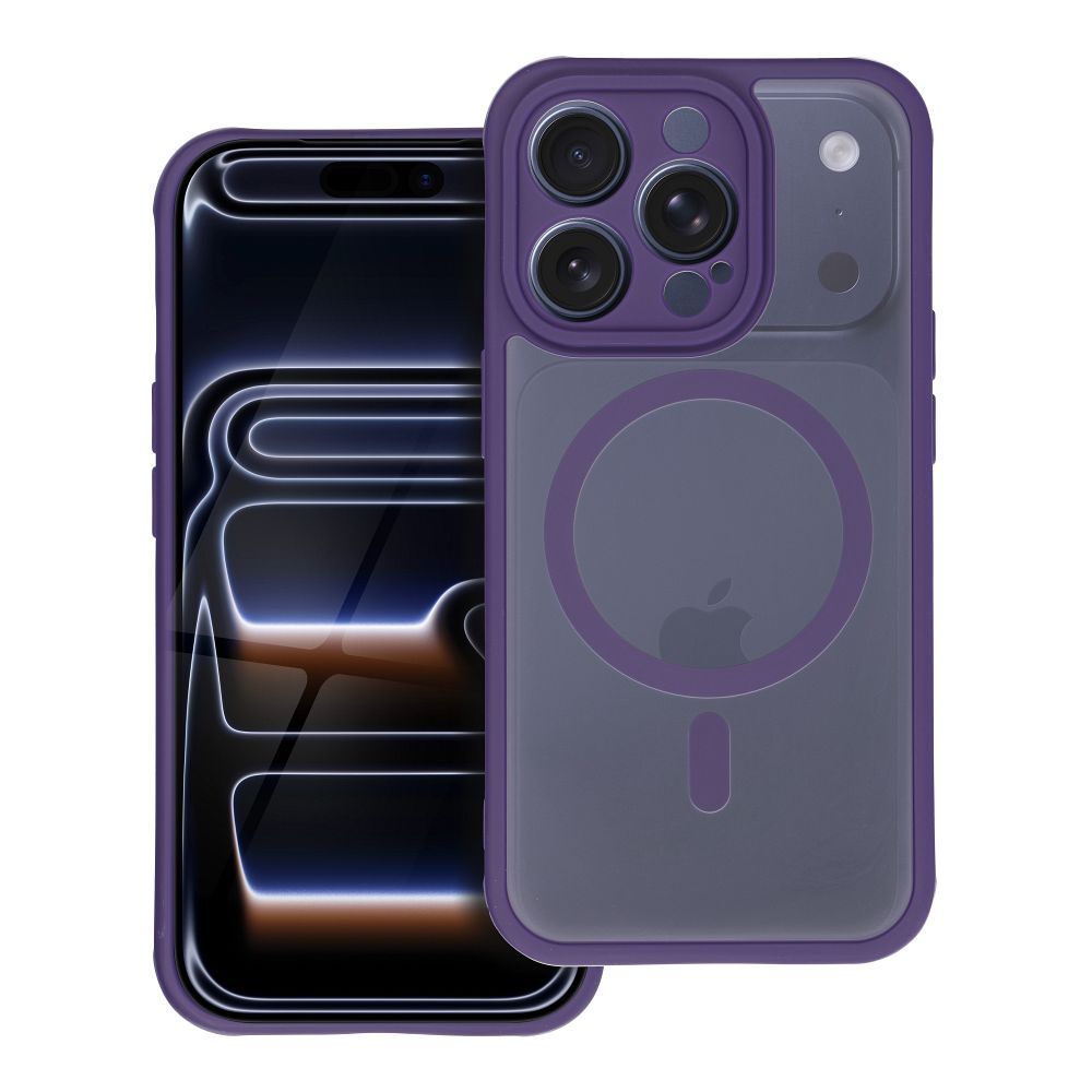 Чехол для Samsung S26 Ultra Full Matte Mag Cover совместимый с MagSafe фиолетовый