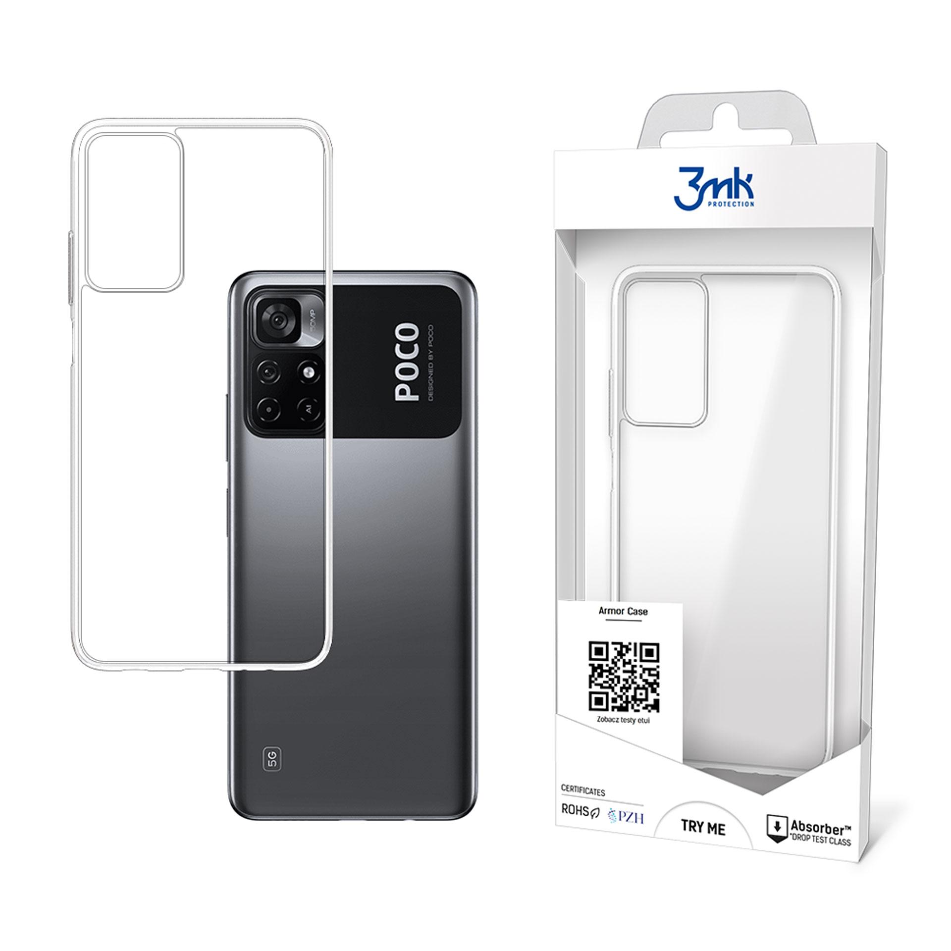 3mk Armor Чехол для Xiaomi Redmi Note 11S 5G Xiaomi Poco M4 Pro 5G - прозрачный