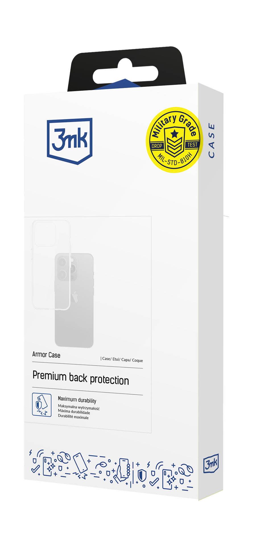 3mk Armor Dėklas for Xiaomi Redmi Note 14 Pro - skaidrus