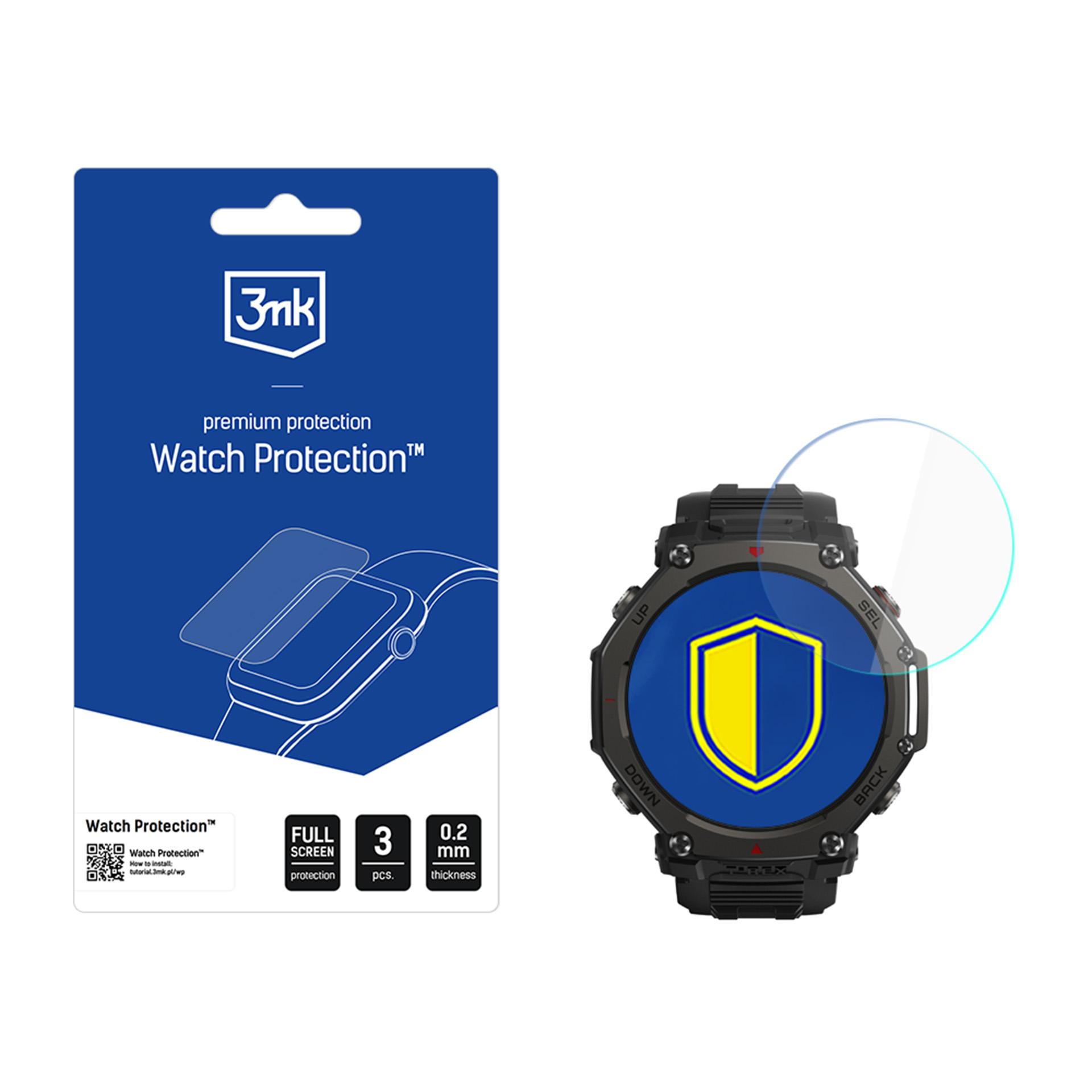 3mk Watch Protection FlexibleGlass гибридное стекло для Amazfit T-Rex 3 Pro 44mm