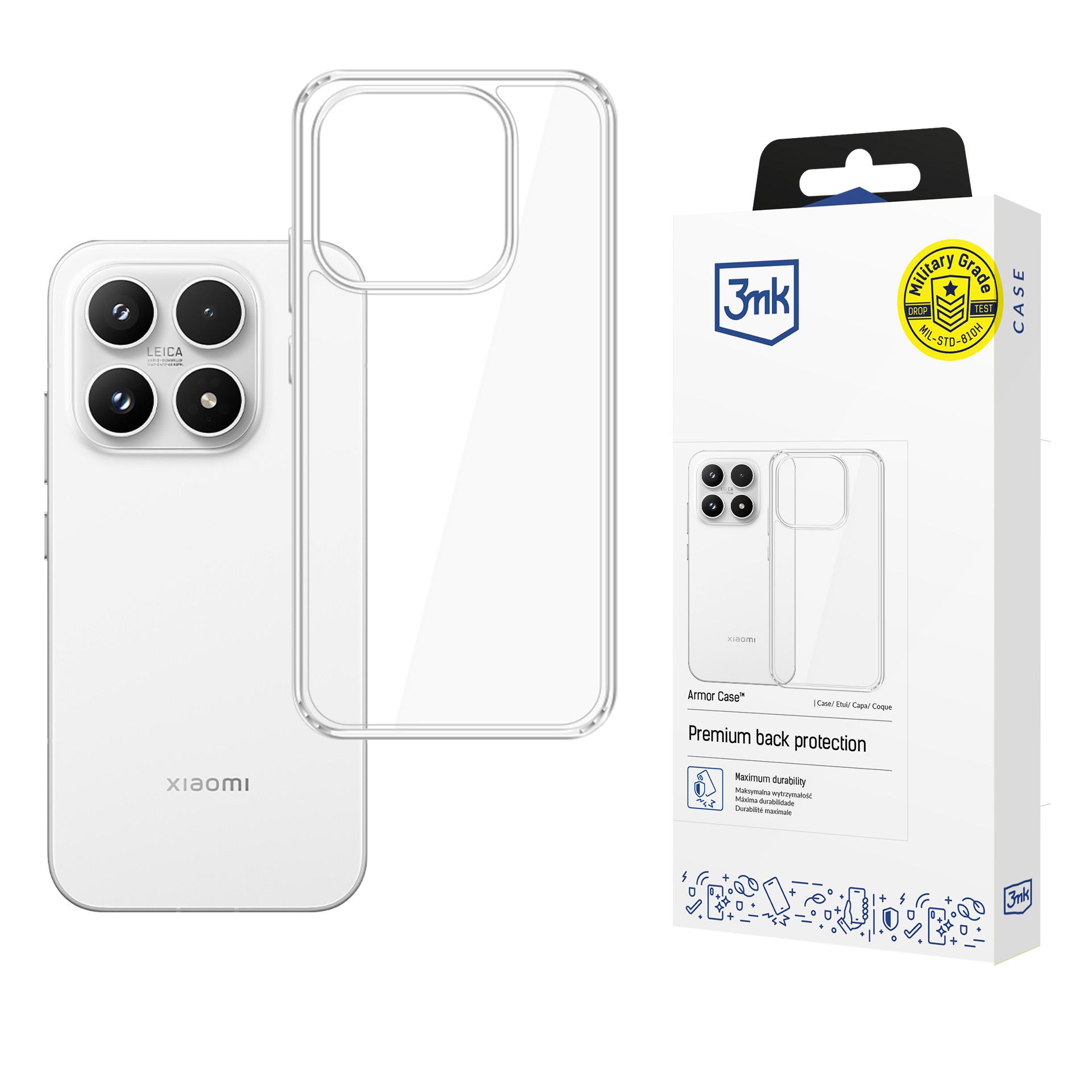 3mk Armor Case dėklas, skirtas Xiaomi 17 – skaidrus