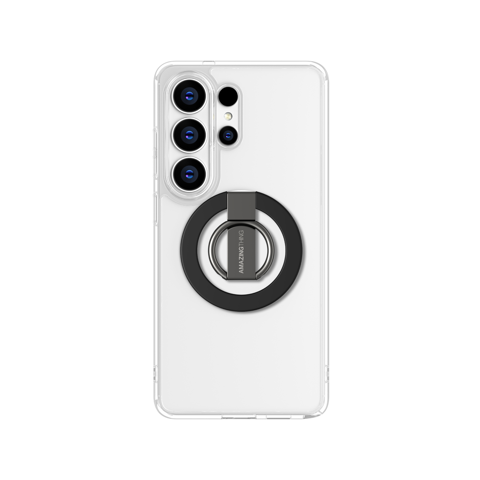Чехол AmazingThing Minimal Ring Set для Samsung S26 Ultra прозрачный