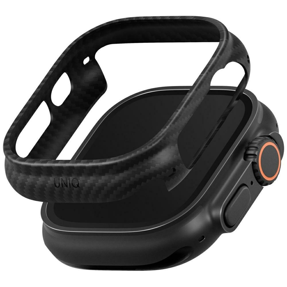 Чехол Uniq Keva Verge для Apple Watch 49 мм чёрный