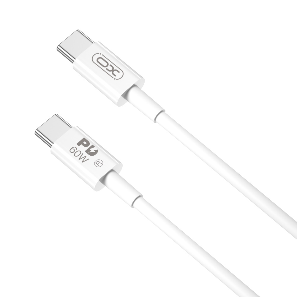 XO кабель NB-Q190B PD USB-C - USB-C 2,0м 60W белый