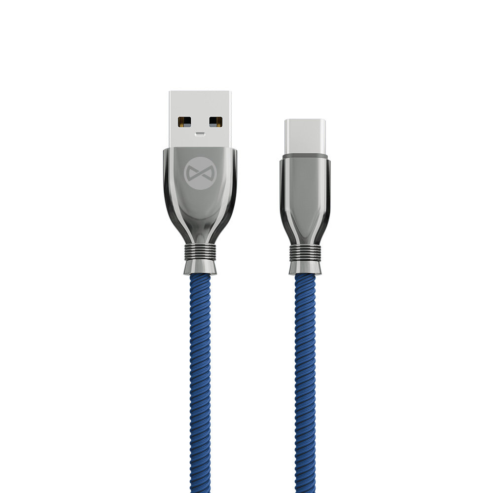 Forever Tornado кабель USB - USB-C 1,0 м 3A тёмно-синий