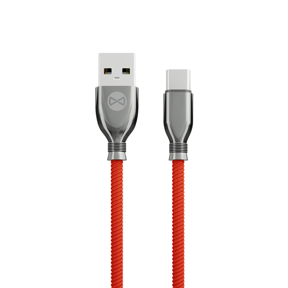 Forever Tornado кабель USB - USB-C 1,0 м 3A красный