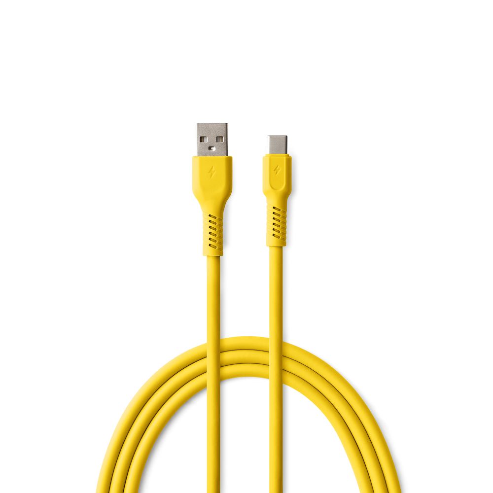 COLORUM кабель USB-A - USB-C 1,8m 3A CK60-AC-05 xYellow