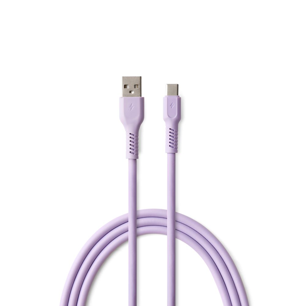 COLORUM laidas USB-A - USB-C 1,8m 3A CK60-AC-09 xLavenda