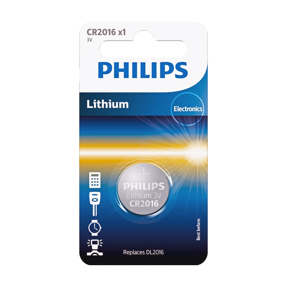 Аккумулятор PHILIPS CR2016 Minicells литиевый 1 шт. блистер