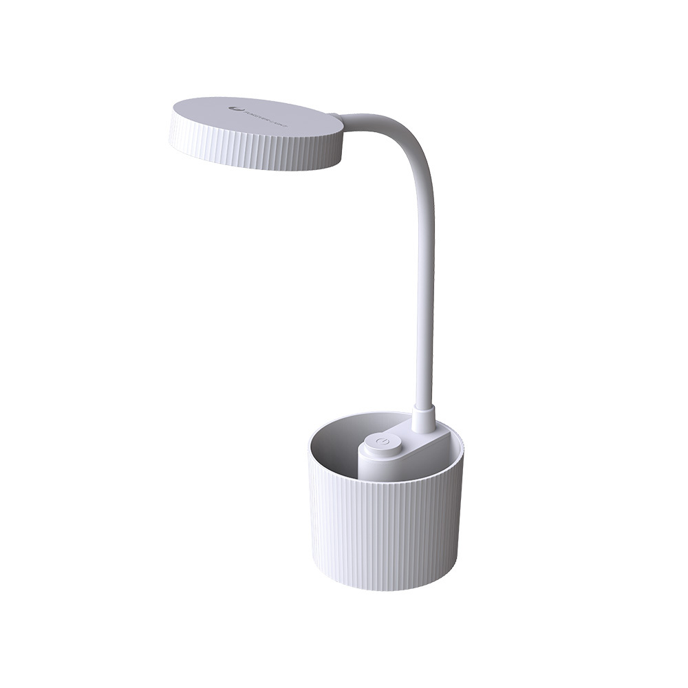 Forever Light Desk LED Lamp 5W with Pen Holder Pure FLB-20 Agnes White