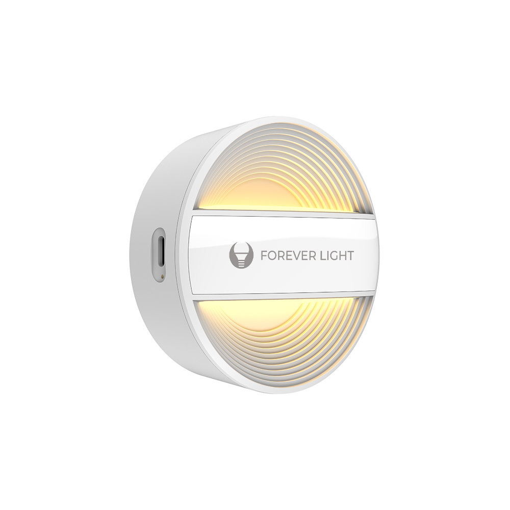 Forever Light LED Night Lamp Round Pure FLC-20 Alma PIR White 500mAh